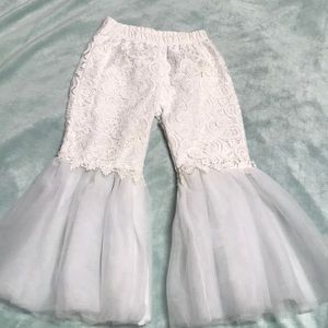 Blossom couture lace and tulle pants Size 5-6
